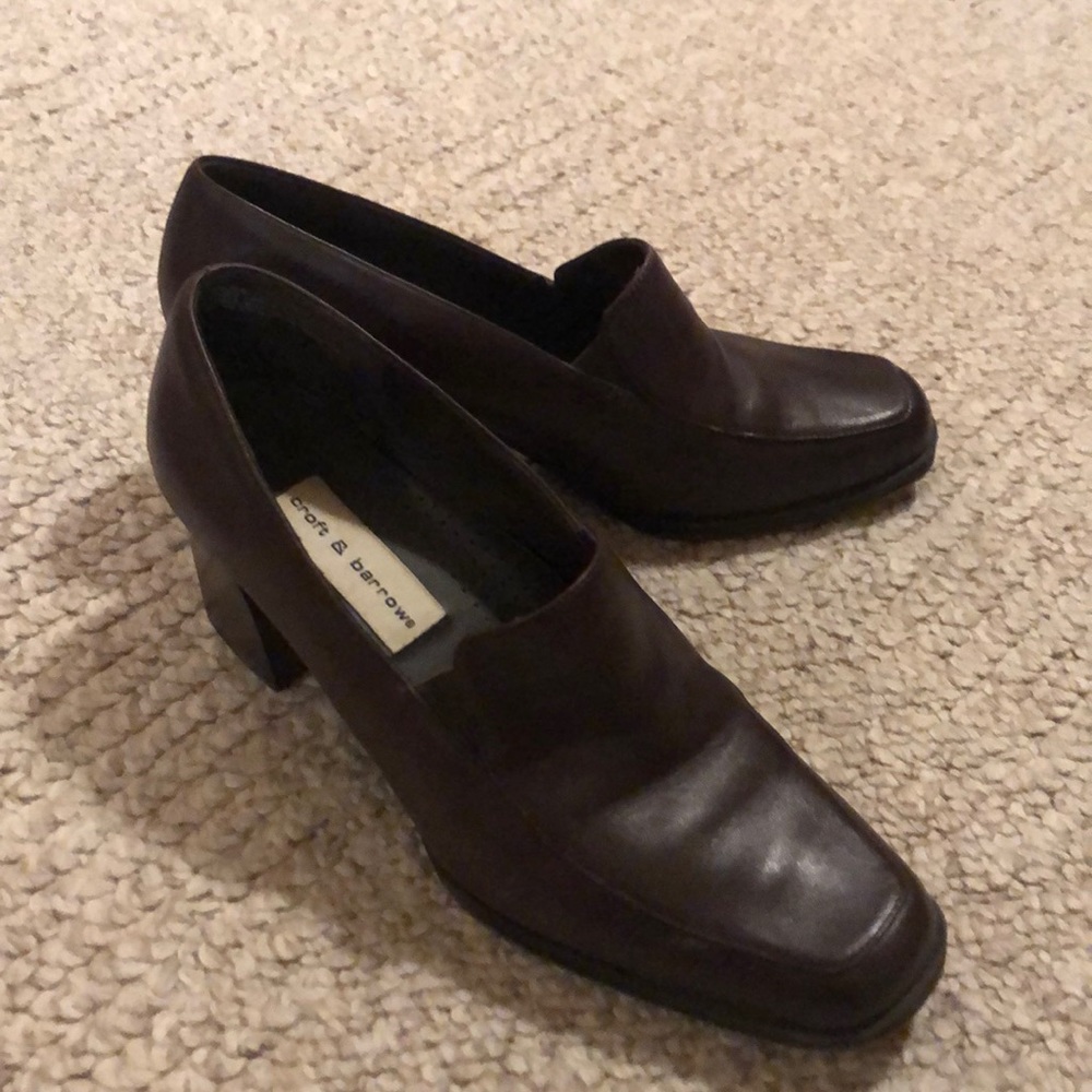 Croft and Barrow Brown slip on loafers